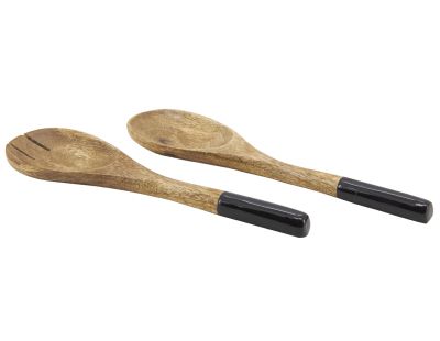 Paire de couverts en manguier