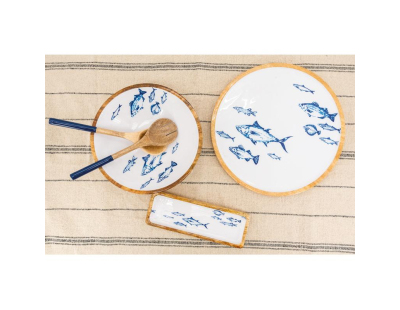 Paire de couverts à salade en manguier