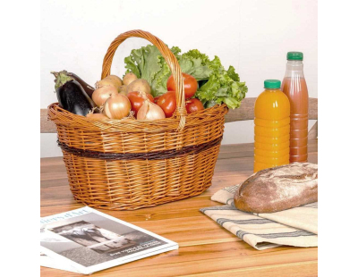 Panier Lucette en osier buff (Droit)