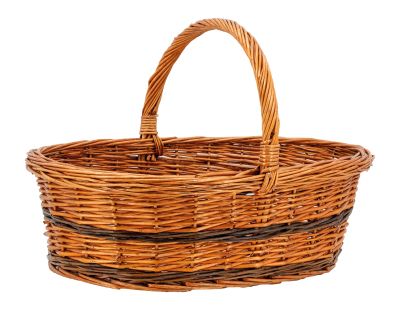 Panier Lucette en osier buff (Bas)