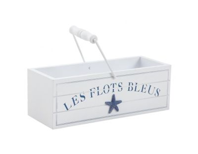 Panier en bois Les flots bleus