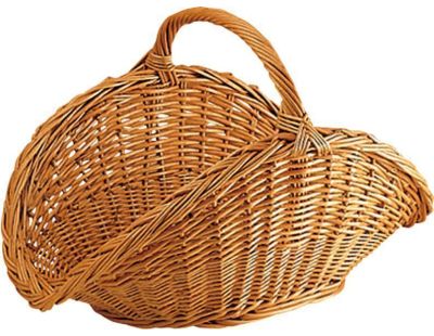 Panier à bûches en osier