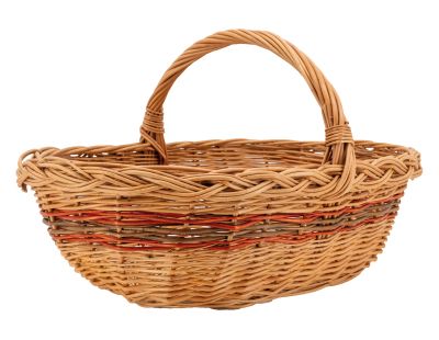 Panier à champignons en osier buff