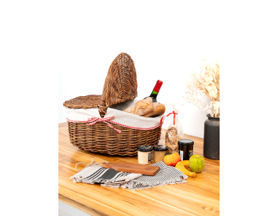 Panier en osier brut 