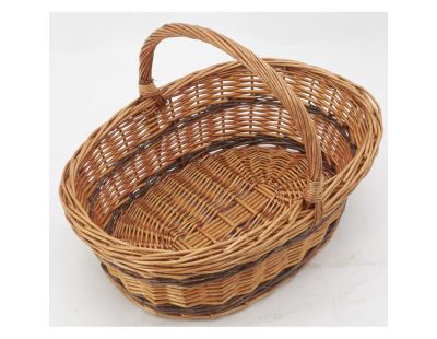Panier Lucette en osier buff (Bas)