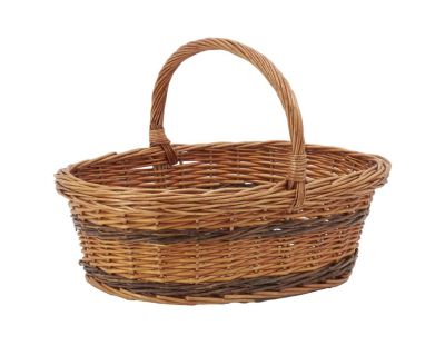 Panier Lucette en osier buff (Bas)