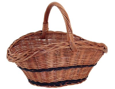 Panier design osier buff