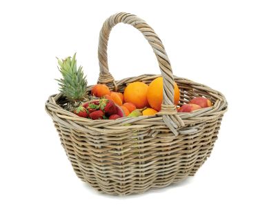 Panier ovale en poelet fendu