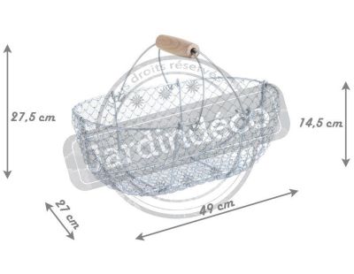 Panier de peche coquillage 20 litres