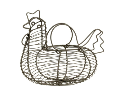 Panier poule en métal