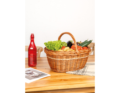 Panier à provisions en osier Lucette