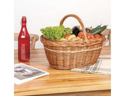 Panier à provisions en osier Lucette