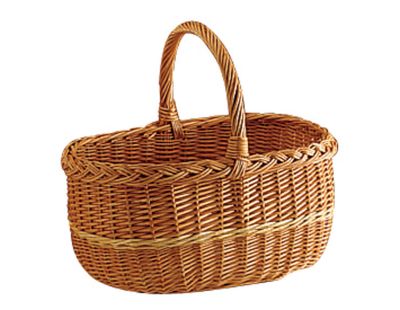 Panier à provisions en osier Lucette