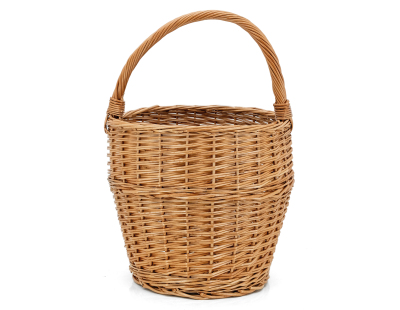 Panier rond en osier buff 30 cm