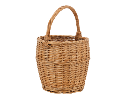 Panier rond en osier buff 30 cm