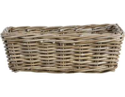 Panier en rotin 45.4 x 23.9 x 14.7 cm