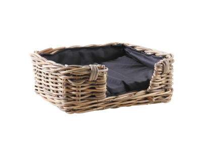 Paniers pour chien en poelet gris
