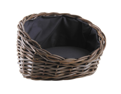 Paniers pour chien en poelet gris