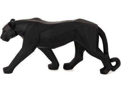 Panthère origami en polyrésine 40 x 8 x 18 cm