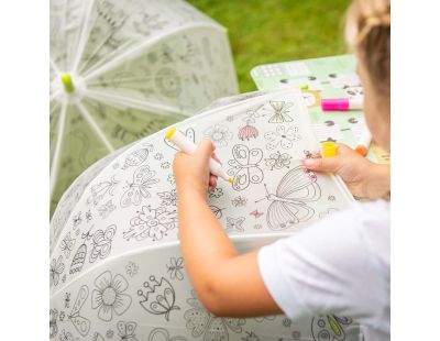Parapluie enfant à colorier 70 cm (Chats)