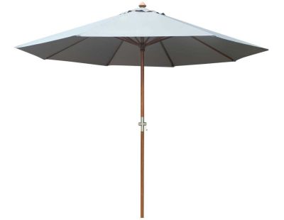 Parasol en bois 300 cm avec manivelle Holly (Ecru)