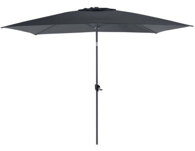Parasol terrasse inclinable 3x2 m (Gris)