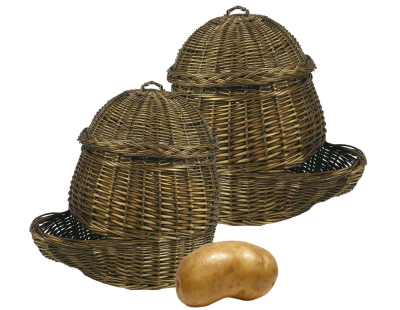 Patatières en osier (Lot de 2)