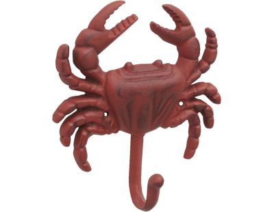 Patère en métal Crabe 12 x 5 x 13.5 cm