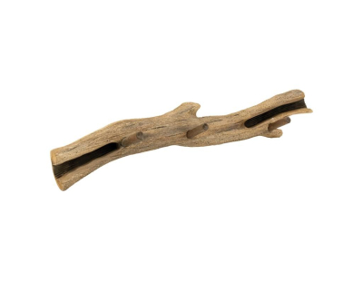 Patère branche naturelle en pin recyclé