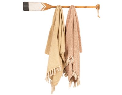 Patère rame en  bois peint