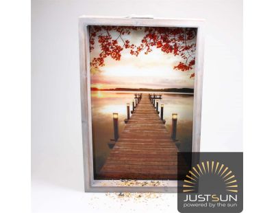 Peinture extérieure avec led Ponton (40 x 7 x 60 cm)