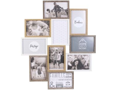 Support photo créatif combiné cadre photo décoratif avec 12 mois slots Home  Decor