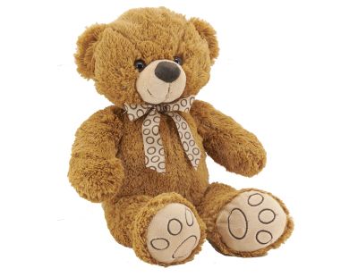 Peluche ours en acrylique brun (30 cm)