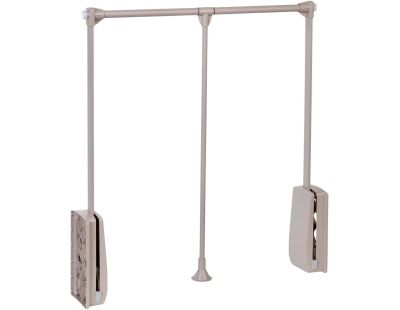 Penderie rabattable gris pierre pour armoire Hang (Largeur télescopique de 60 à 83 cm)