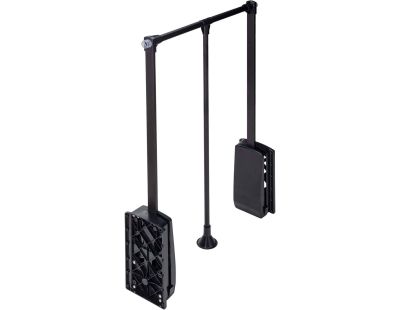 Penderie rabattable noire pour armoire Hang (Largeur réglable de 45 à 60 cm)