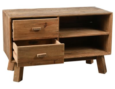 Meuble tv en pin recyclé Rewood