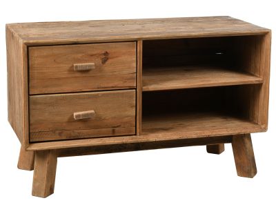 Meuble tv en pin recyclé Rewood
