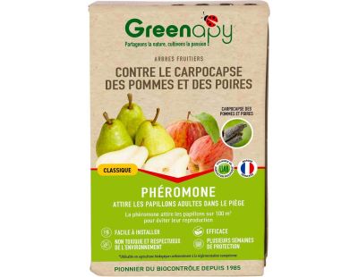 Phéromones Carpocapse des pommes et des poires Cydia pomonella (2 capsules)