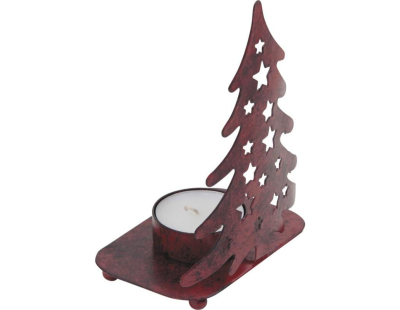 Photophore sapin de Noël en métal (Taille 1)