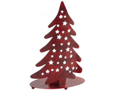 Photophore sapin de Noël en métal (Taille 1)