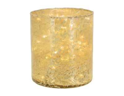 Photophore en verre antique Organika