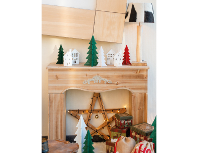 Pied de lampe en bois d'eucalyptus (Grand modèle)