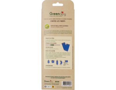 Piège englué spécial thrips (Lot de 10 plaques)