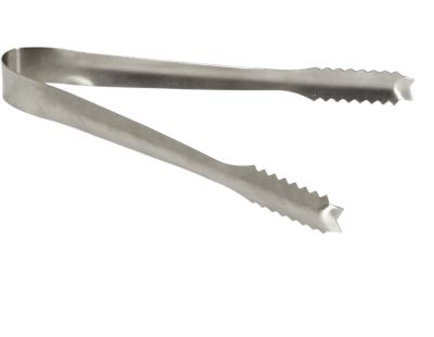 Pince à glaçons en inox 17 cm