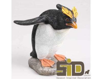 Pingouin huppé en résine (Plonge)