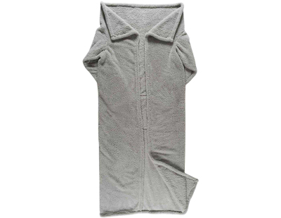 Plaid à manches en polyester ultra doux