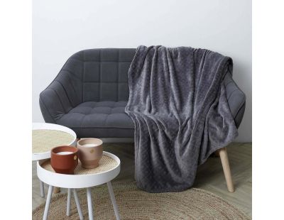 Plaid en polyester Embosse 140 x 200 cm