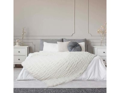 Plaid en polyester imitation fourrure Luxury 140 x 200 cm