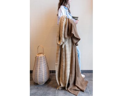 Plaids en coton gaufré (Lot de 2)