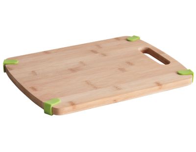 Planche à découper en bambou et silicone